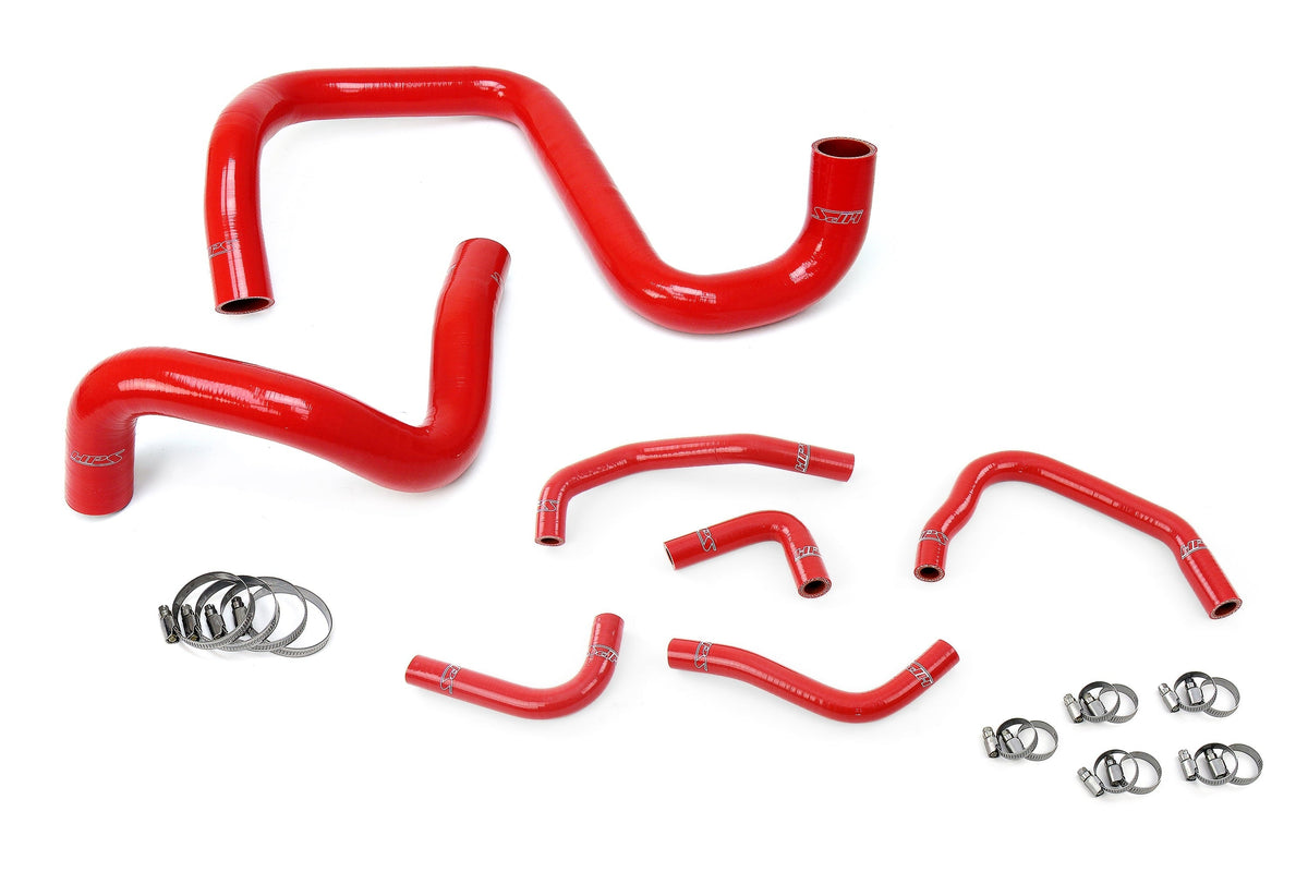 HPS Silicone Radiator + Heater Coolant Hose Kit Jeep 2012-2017 Wrangler JK & Unlimited 3.6L V6 Left Hand Drive, 57-1285