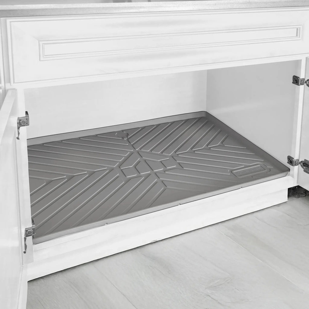 SMARTLINER HOMETM Under Sink Cabinet Kitchen Mats Compatible With Standard Kitchen Cabinets 22.5" x 28.5"