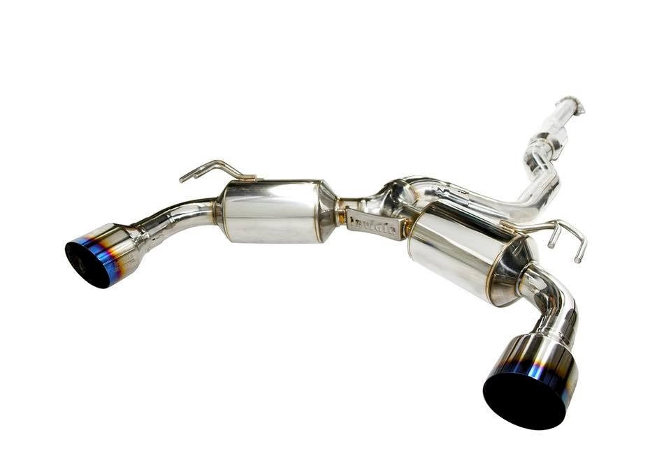 Invidia N2 Cat Back Exhaust - Titanium Tips - 2013-2024 Scion FR-S / Subaru BRZ / Toyota GR86