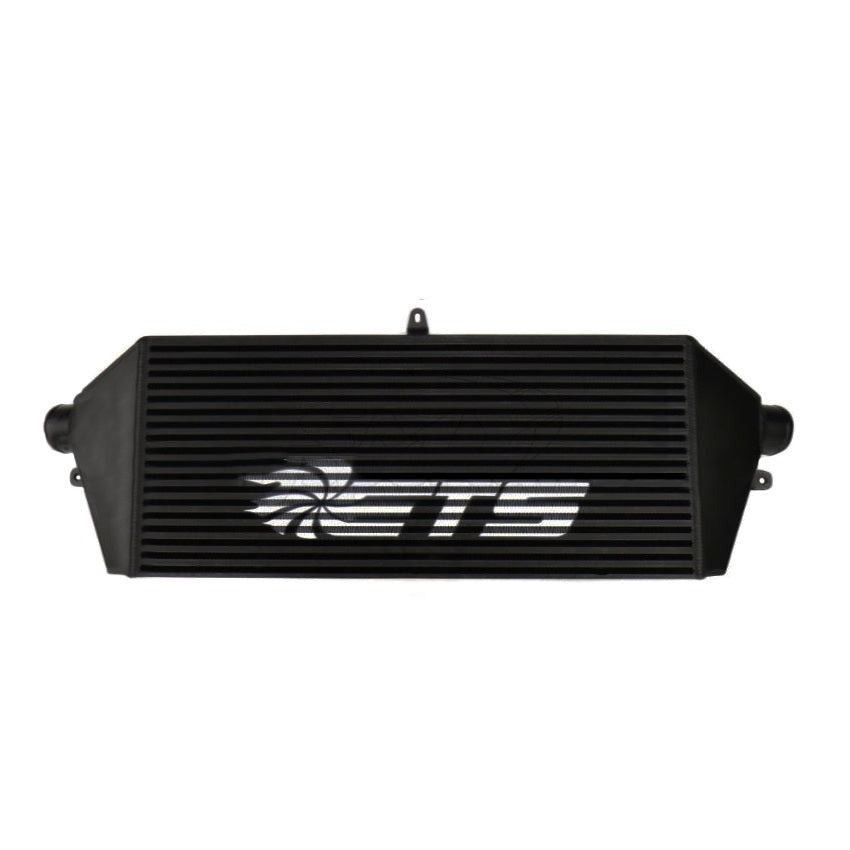ETS 3" Front Mount Intercooler w/ Stencil/Logo (Anodized Black) - 2015-2021 Subaru WRX