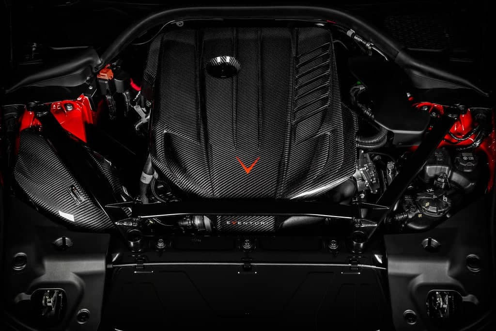 Eventuri G29 Z4 / A90 Supra (B58) Black Carbon Engine Cover