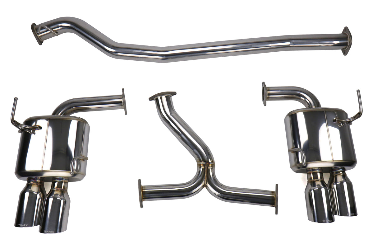 Remark 4" Quad Exhaust - 2015+ WRX / 2015+ STI