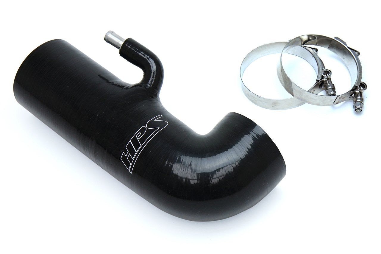 HPS Performance Black Reinforced Silicone Post MAF Air Intake Hose Kit (Delete Stock Sound Tube) - 2013-2016 Scion FR-S