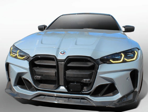 VORSTEINER BMW G8X M3/M4 VRS GTS-V Aero Front Bumper Carbon Fiber PP 2x2 Glossy (Compatible with ACC radar)
