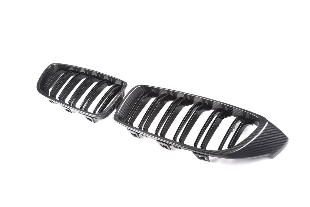 4 Series/M3/M4 F3x Double Slat Dry Carbon Fiber Grill