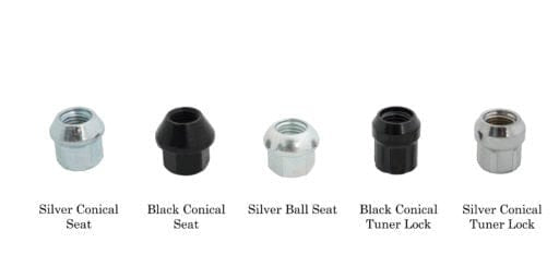 Motorsport Hardware 5-Lug (14 x 1.25 Thread) 78mm Black Bullet Nose Stud Kit
