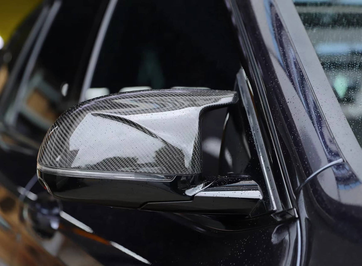 F97/F98 X3M/X4M OEM Style Dry Carbon Mirror Caps