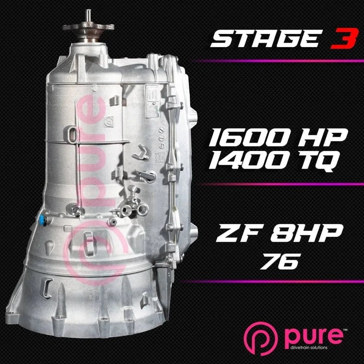 Pure Drivetrain Solutions ZF8HP76 Stage 3 G80 M3/M4 Transmission Upgrade