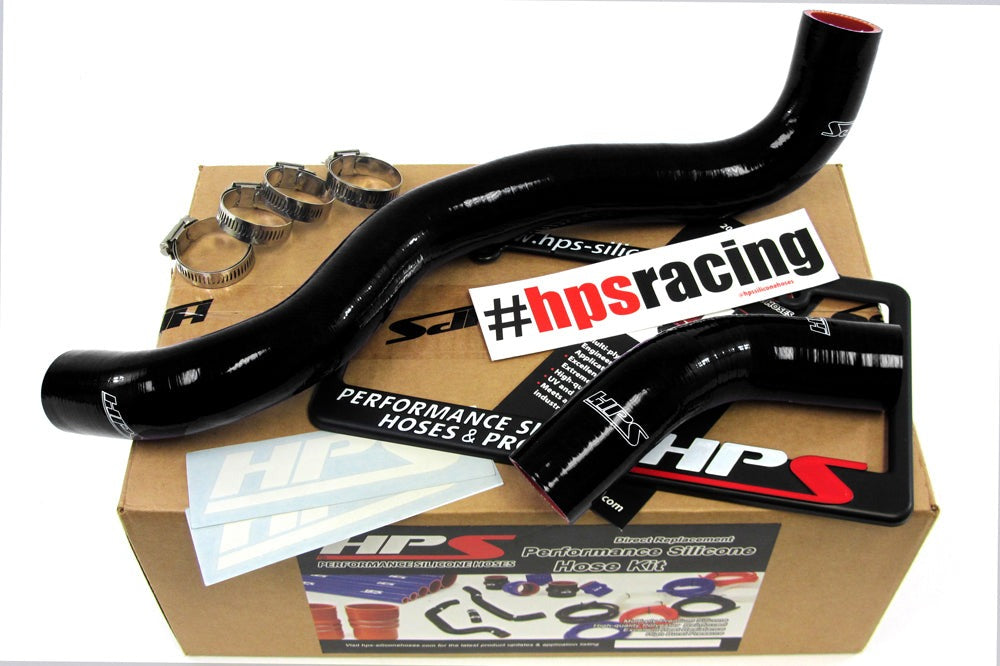 HPS Black Reinforced Silicone Radiator Hose Kit Coolant Lexus 05-11 IS250 V6 2.5L