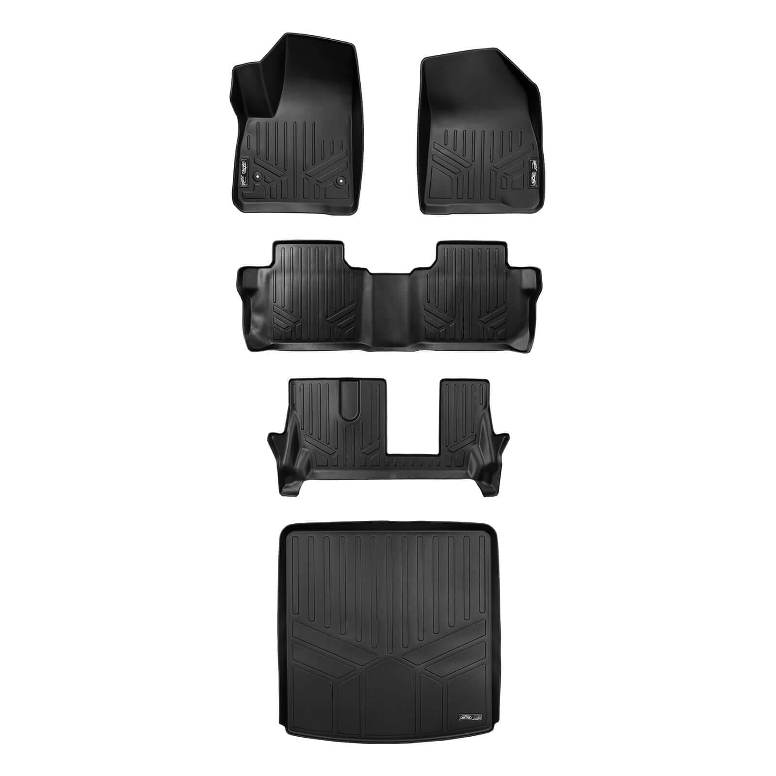 SMARTLINER Floor Liners for 2017-2026 GMC Acadia (7 Passenger)
