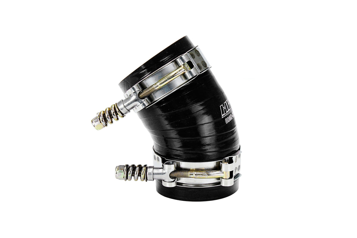 HPS Silicone Intercooler Boot Hose with Clamps, Black, 57-2227-BLK, replace OEM part # 6C34-6C640-CA, 6C3Z-6C640-C