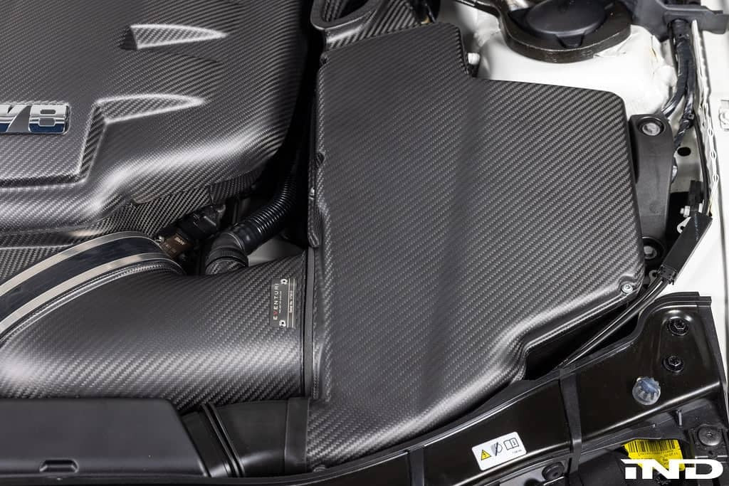 Eventuri BMW E9X M3 (S65) Black Carbon Airbox Lid - Matte