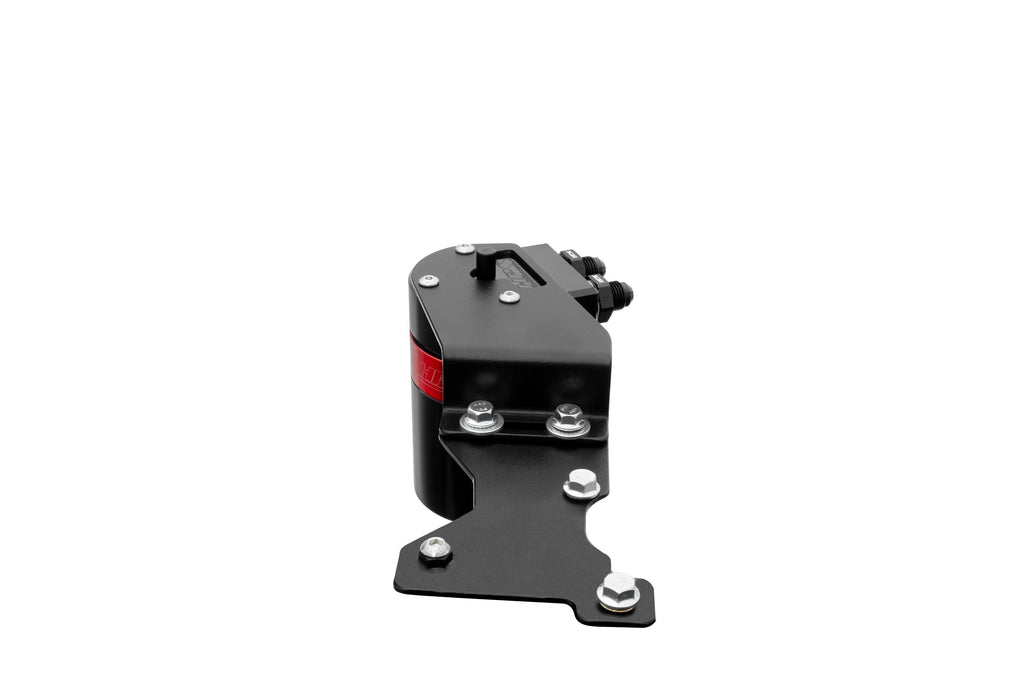 HPS Performance Aluminum Oil Catch Can Kit 2006-2013 Lexus IS250 2.5L V6, Red, 860-025