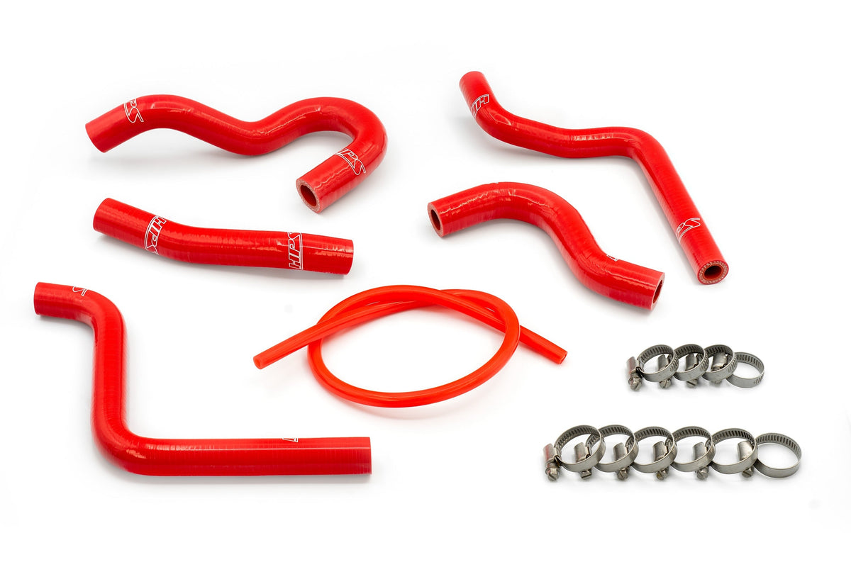HPS Red Reinforced Silicone Radiator Hose Kit Honda 03-04 CR125R 2 Stroke