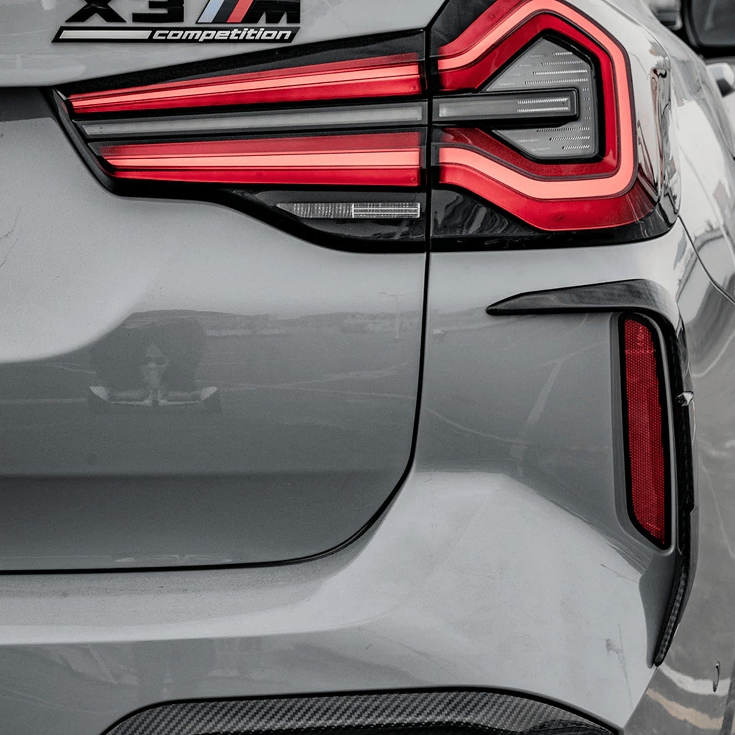 F97 X3M LCI SQ Style Dry Carbon Rear Canards