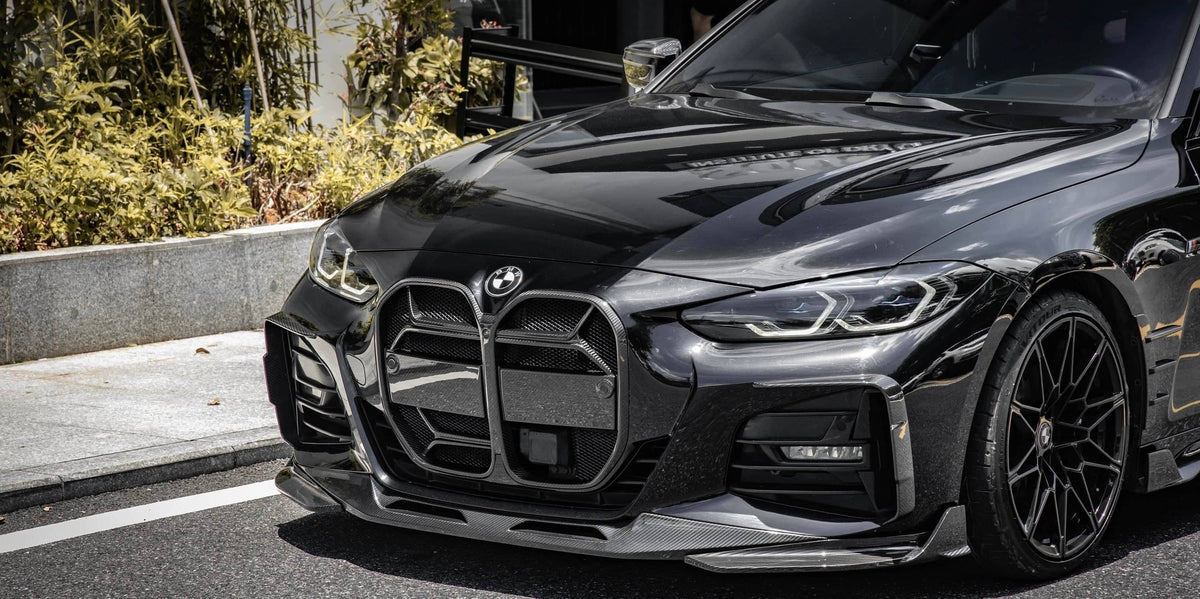 4 Series Gran Coupe G26 CSL Style Dry Carbon Fiber Grill With or Without ACC