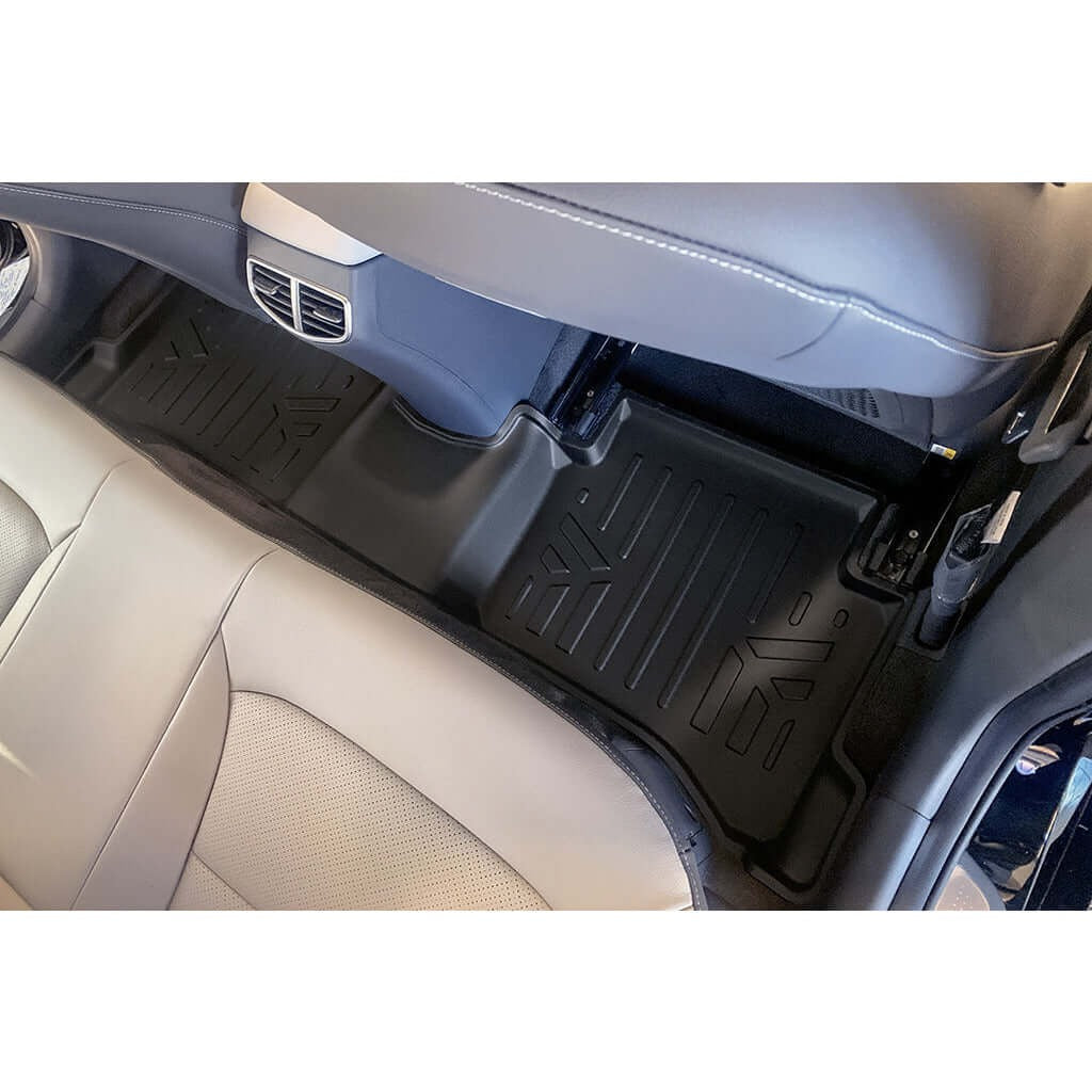 SMARTLINER Floor Liners for 2019-2022 Hyundai Ioniq Hybrid Blue Trim no Subwoofer in Cargo Area (Does Not Fit Electric Models)