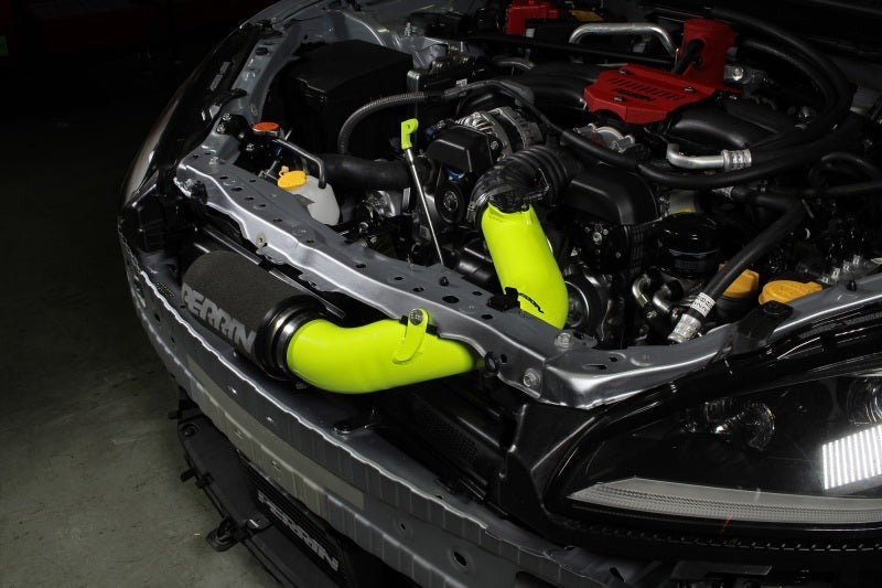 PERRIN Cold Air Intake - Neon Yellow - 2022-2026 Subaru BRZ / Toyota GR86