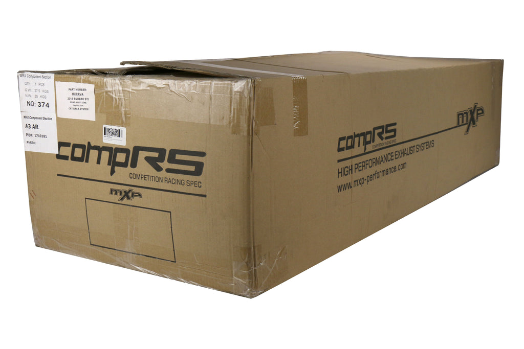 MXP Comp RS Catback Exhaust - 2015+ WRX / 2015+ STI