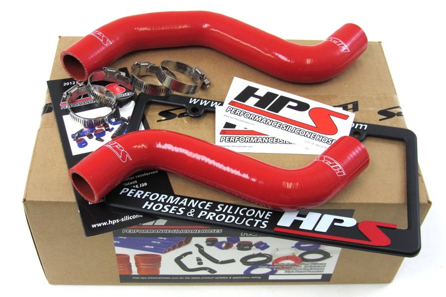 HPS Red Reinforced Silicone Radiator Hose Kit Coolant Toyota 95-04 Tacoma V6 3.4L Manual Trans.