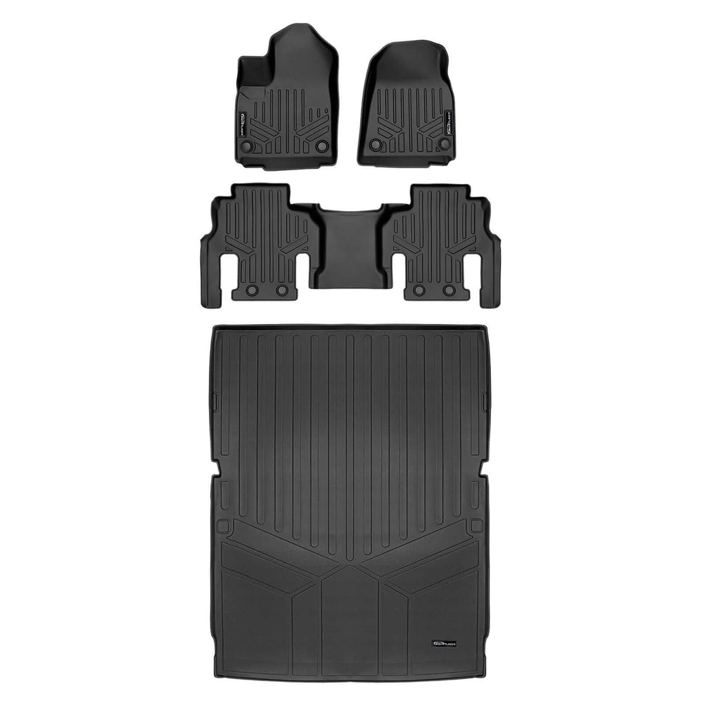 SMARTLINER Floor Liners for 2023-2025 Jeep Grand Wagoneer L (7 Passenger Model)