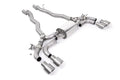 MILLTEK F90 M5 OPF/GPF BACK SYSTEM WITH BRUSHED TITANIUM GT-100 TRIMS - ECE APPROVED