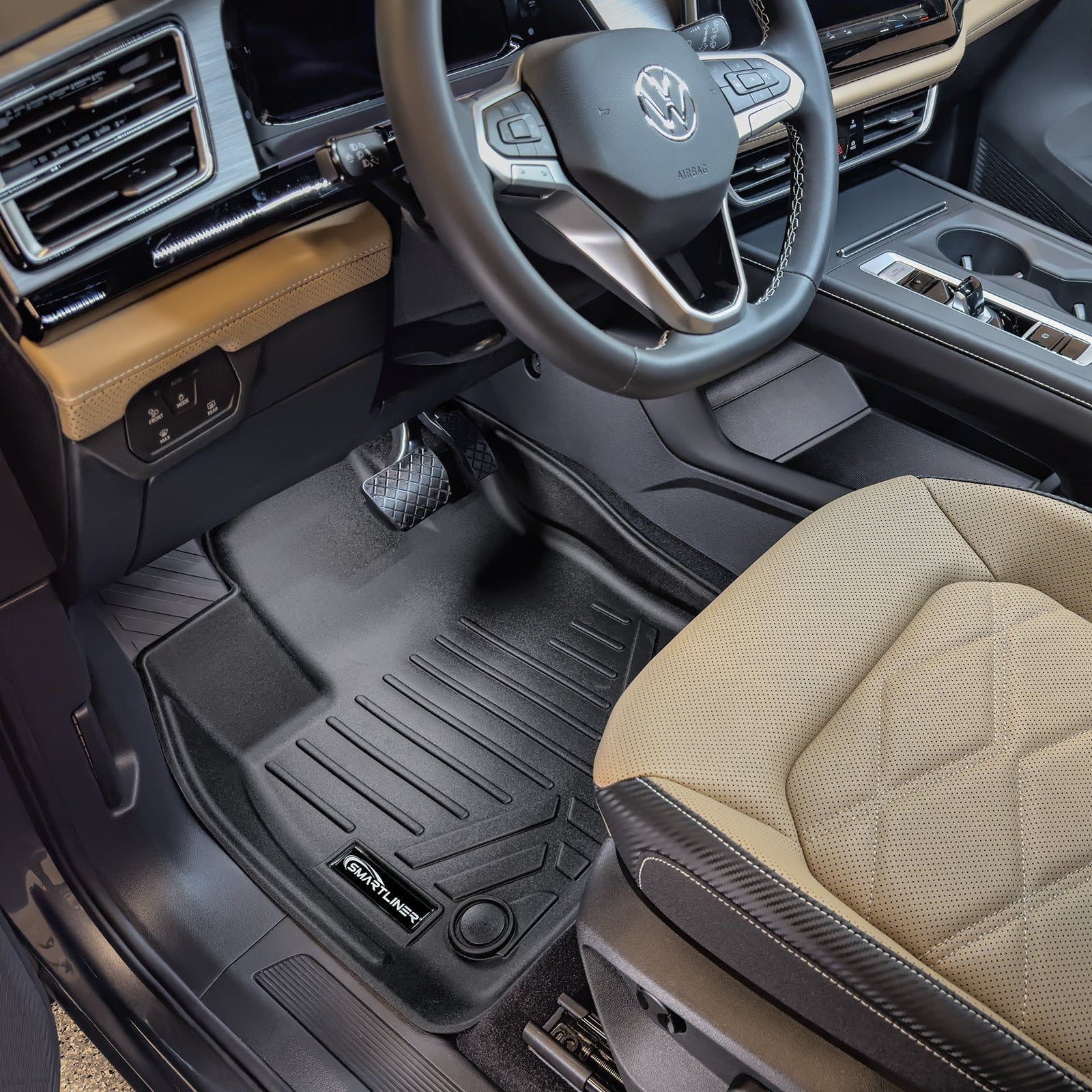 SMARTLINER Floor Liners for 2018-2026 Atlas ((2nd Row Bucket))