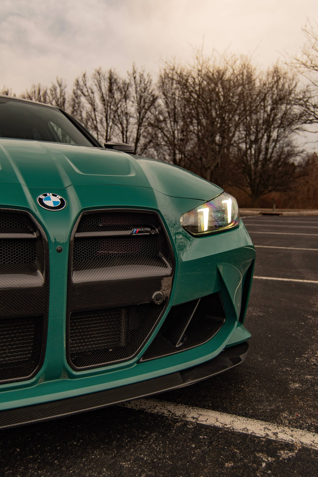 G8X Dry Carbon Fiber V3 Front Splitter