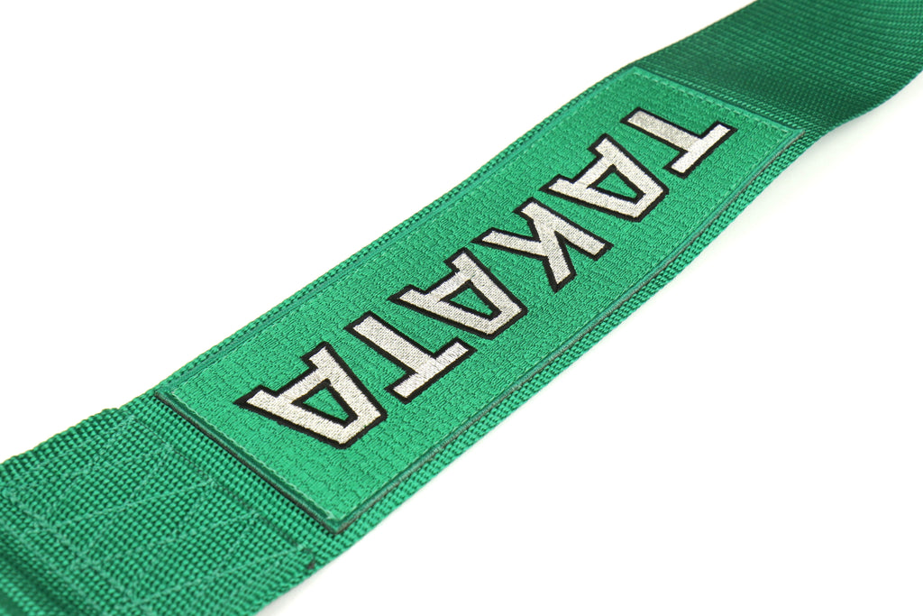 Takata 4 point Street Belt 3" w/ ASM (Green) - Universal