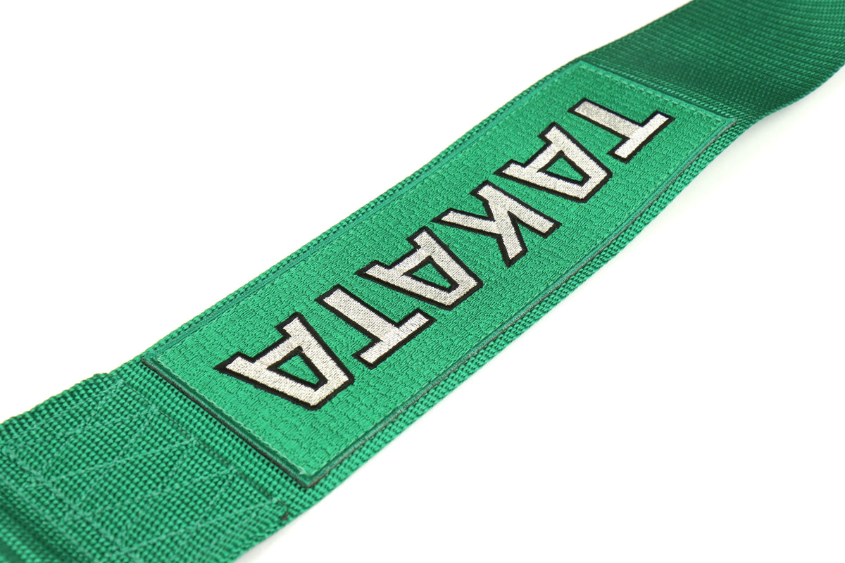 Takata 4 point Street Belt 3" w/ ASM (Green) - Universal