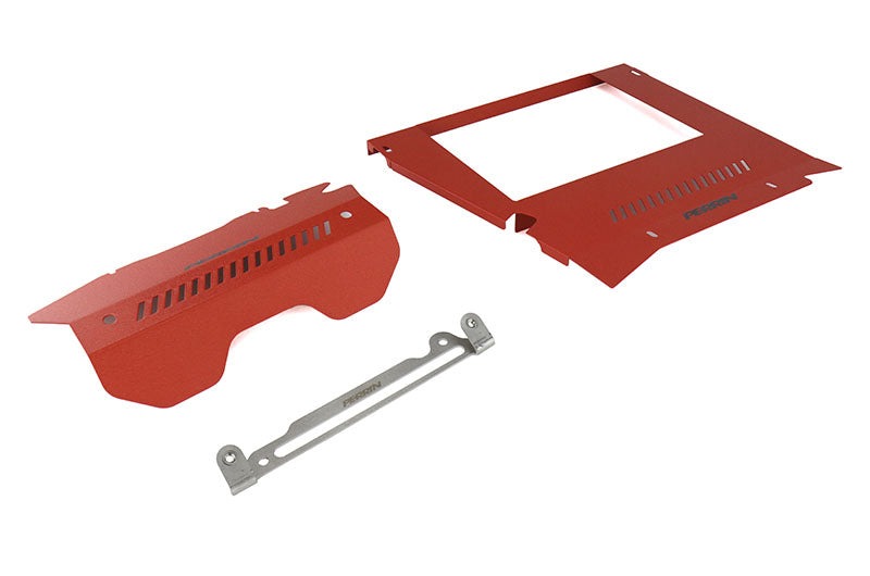 PERRIN Engine Cover Kit (Red) - 2015-2021 Subaru WRX