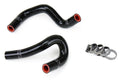 HPS Reinforced Black Silicone Heater Hose Kit Coolant Mazda 90-93 Miata 1.6L