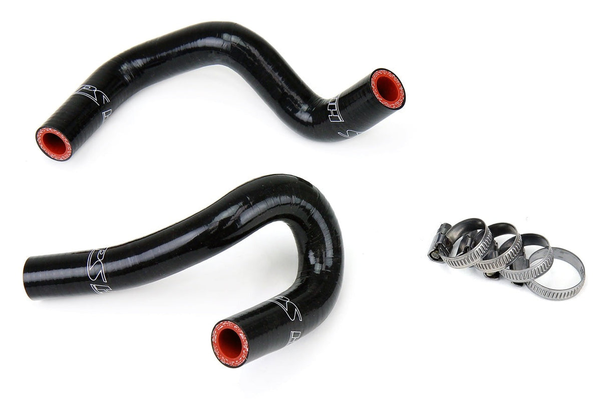 HPS Reinforced Black Silicone Heater Hose Kit Coolant Mazda 90-93 Miata 1.6L