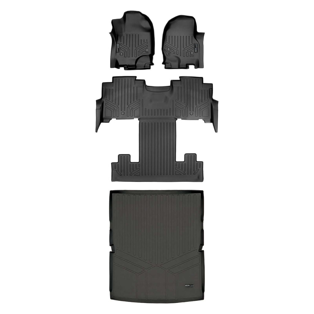 Smart TrimTM Floor Liners For 2018-2024 Lincoln Navigator 2nd Row Bucket Seats (Only Max or L)