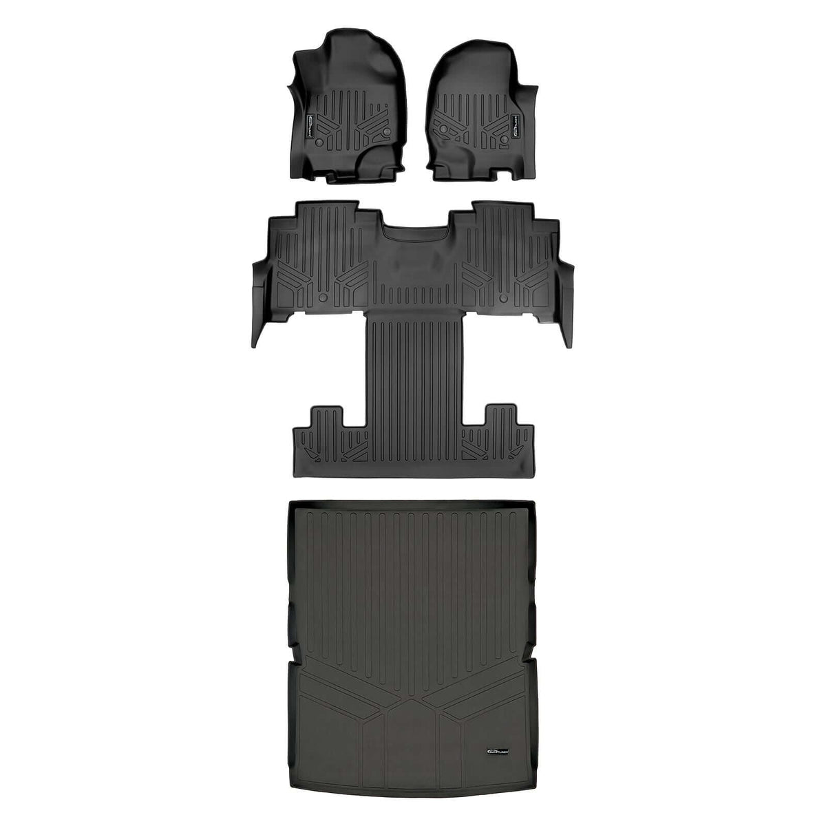 Smart TrimTM Floor Liners For 2018-2024 Lincoln Navigator 2nd Row Bucket Seats (Only Max or L)