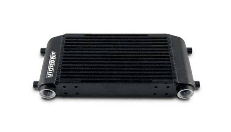 Vibrant Single Pass Oil Cooler Assembly 6in x 10in x 2in