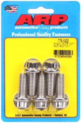 ARP M12 x 1.75 x 30 12pt SS Bolts (Set of 5)