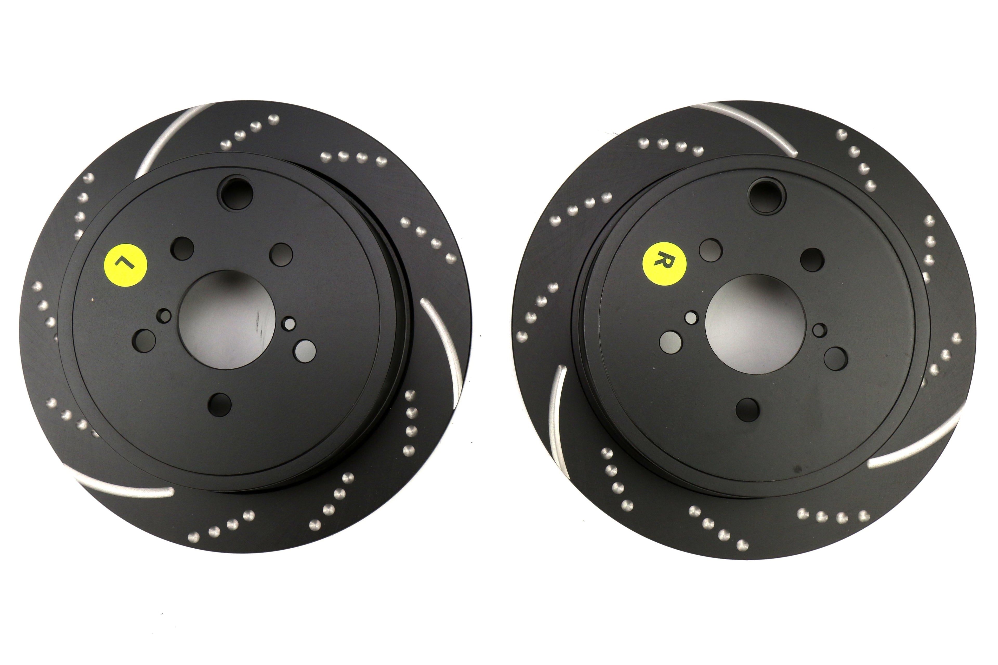 EBC Brakes 3GD Series Sport Dimpled/Slotted Rear Brake Rotors - 2013-2020 Subaru BRZ / Scion FR-S / Toyota GT86 (W/ Solid Rear Rotors)