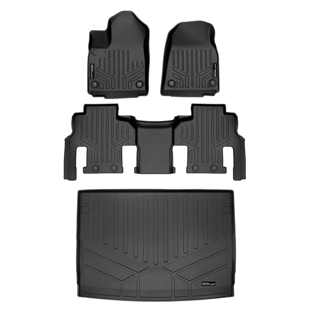 SMARTLINER Floor Liners for 2023-2025 Jeep Grand Wagoneer L (8 Passenger Model)