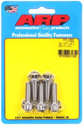 ARP M8 x 1.25 x 25 12pt SS Bolts (Set of 5)