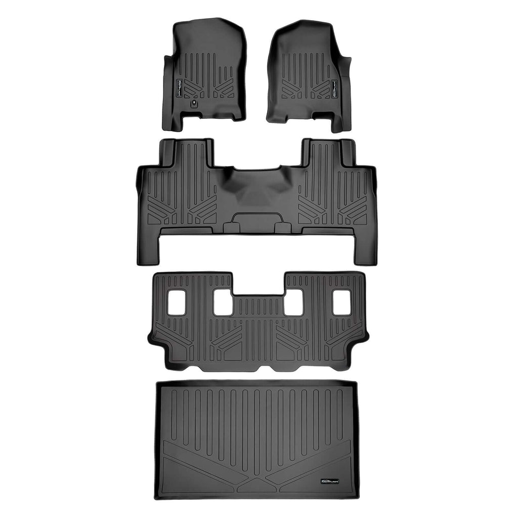Smart TrimTM Floor Liners For 2007 - 2017 Ford Expedition EL/Lincoln Navigator L ((2nd Row Bench) or Console)