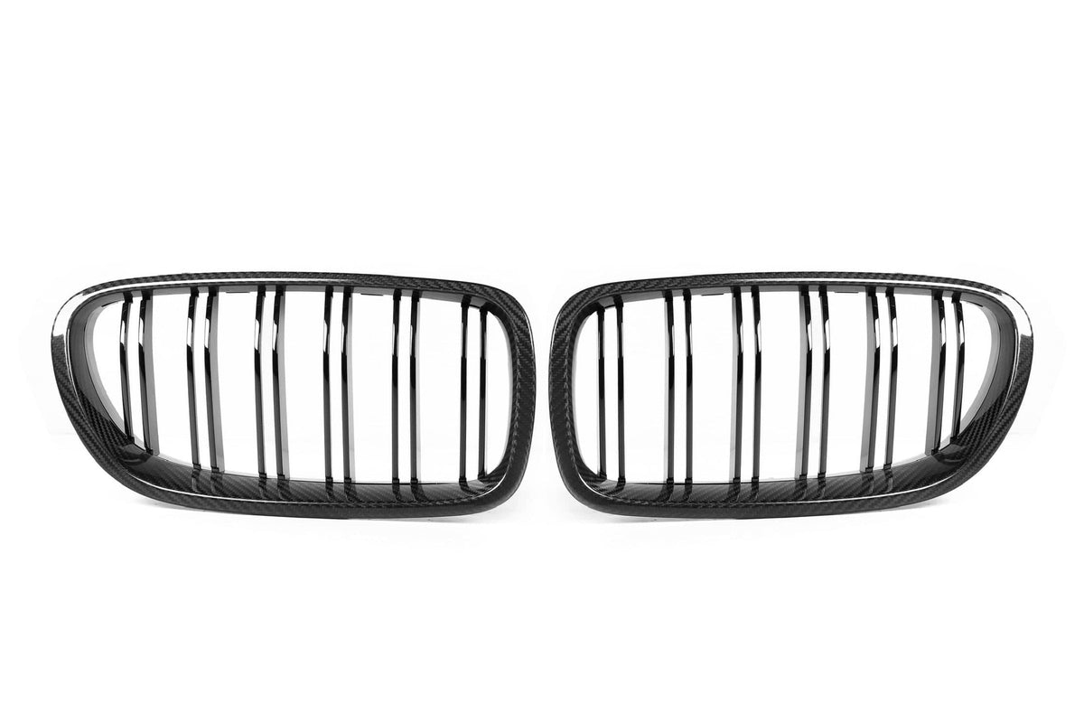 5 Series F10 Double Slat Dry Carbon Fiber Grill