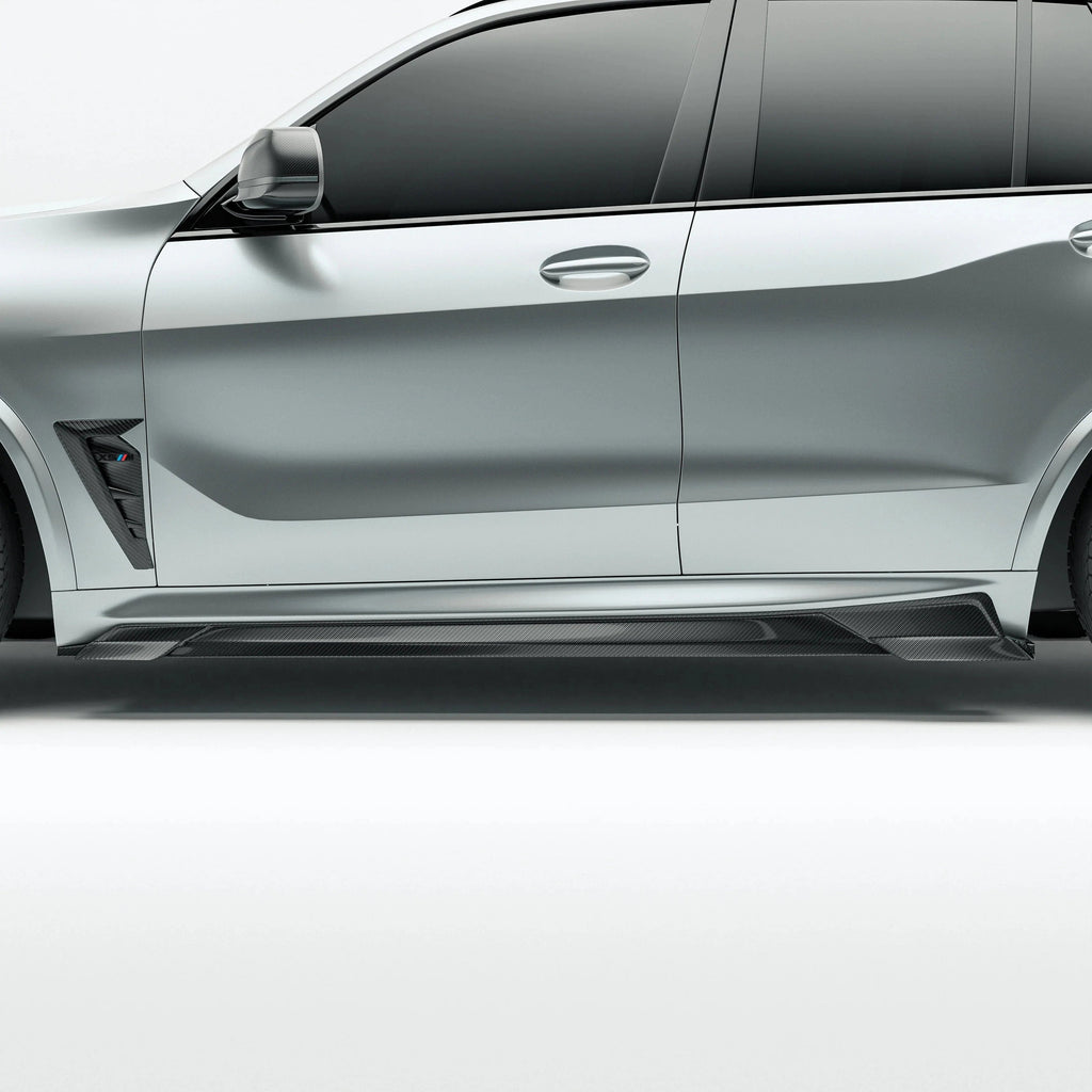 Revozport Carbon Fiber Side Skirts for BMW X5M F95 LCI (2023+)