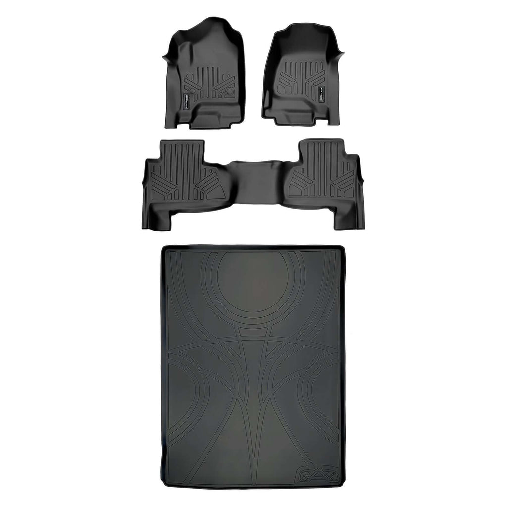 SMARTLINER Floor Liners for 2015-2020 Suburban / Yukon XL ((2nd Row Bench))