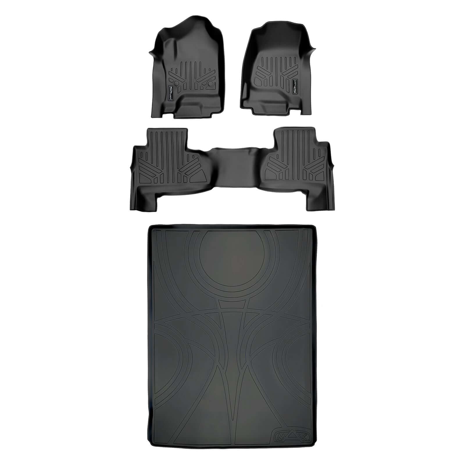 SMARTLINER Floor Liners for 2015-2020 Suburban / Yukon XL ((2nd Row Bench))