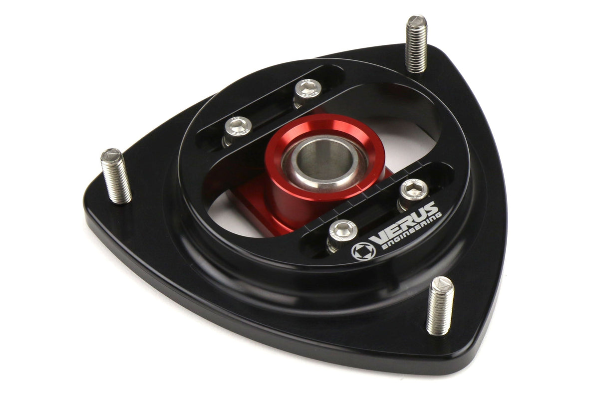Verus Engineering Front Camber Plate Kit Red - 2013-2021 Scion FRS / Subaru BRZ / Toyota 86