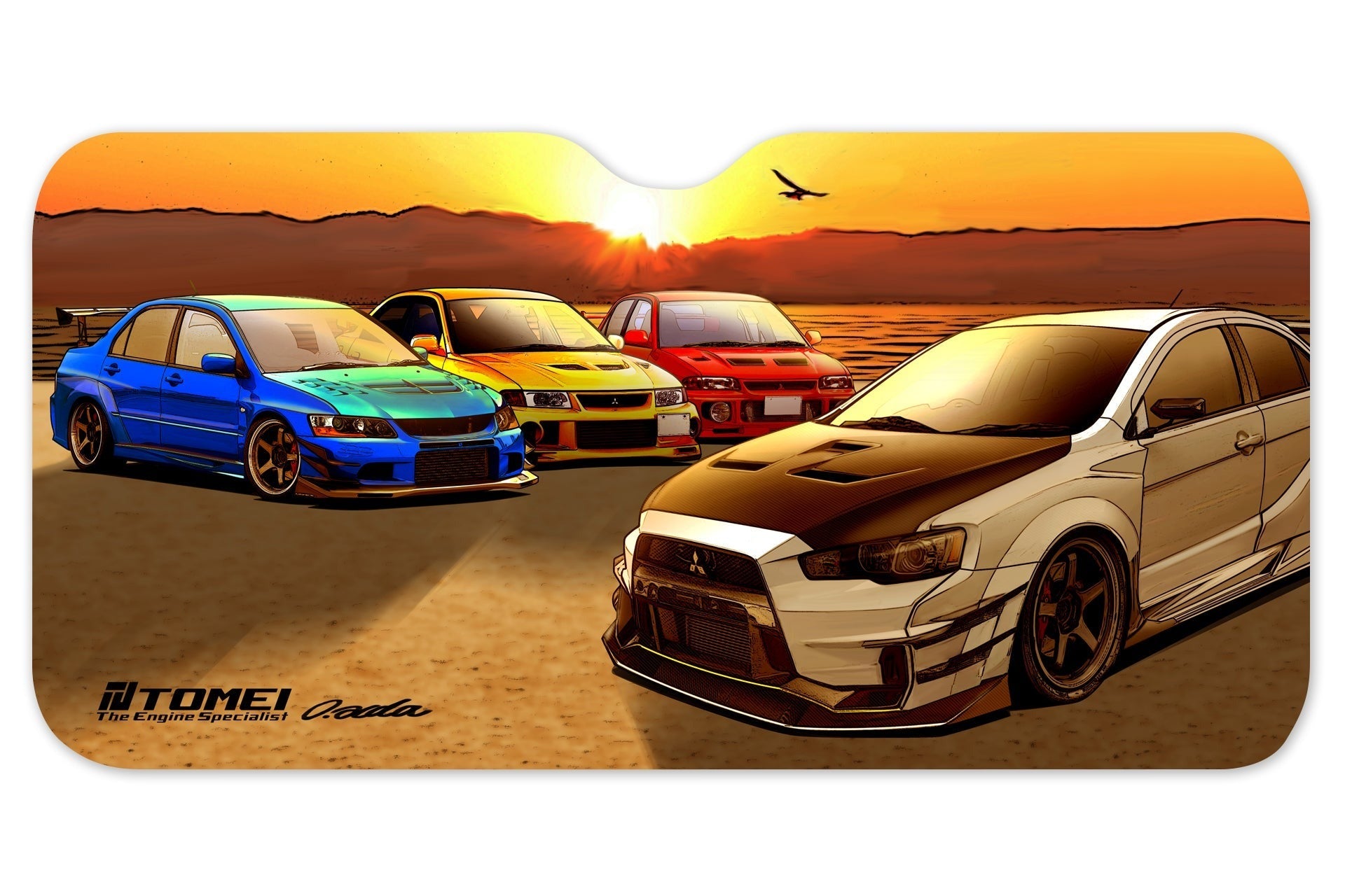 Tomei Sun Shade EVO Sunset Lake Kawaguchi - Universal