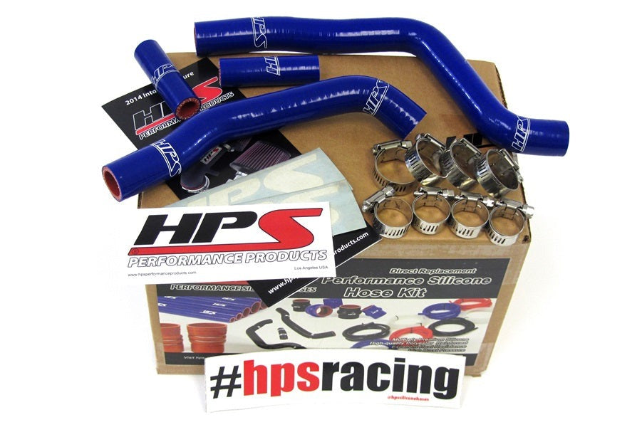 HPS Blue Reinforced Silicone Radiator Hose Kit Kawasaki 03-08 KX125 2 Stroke