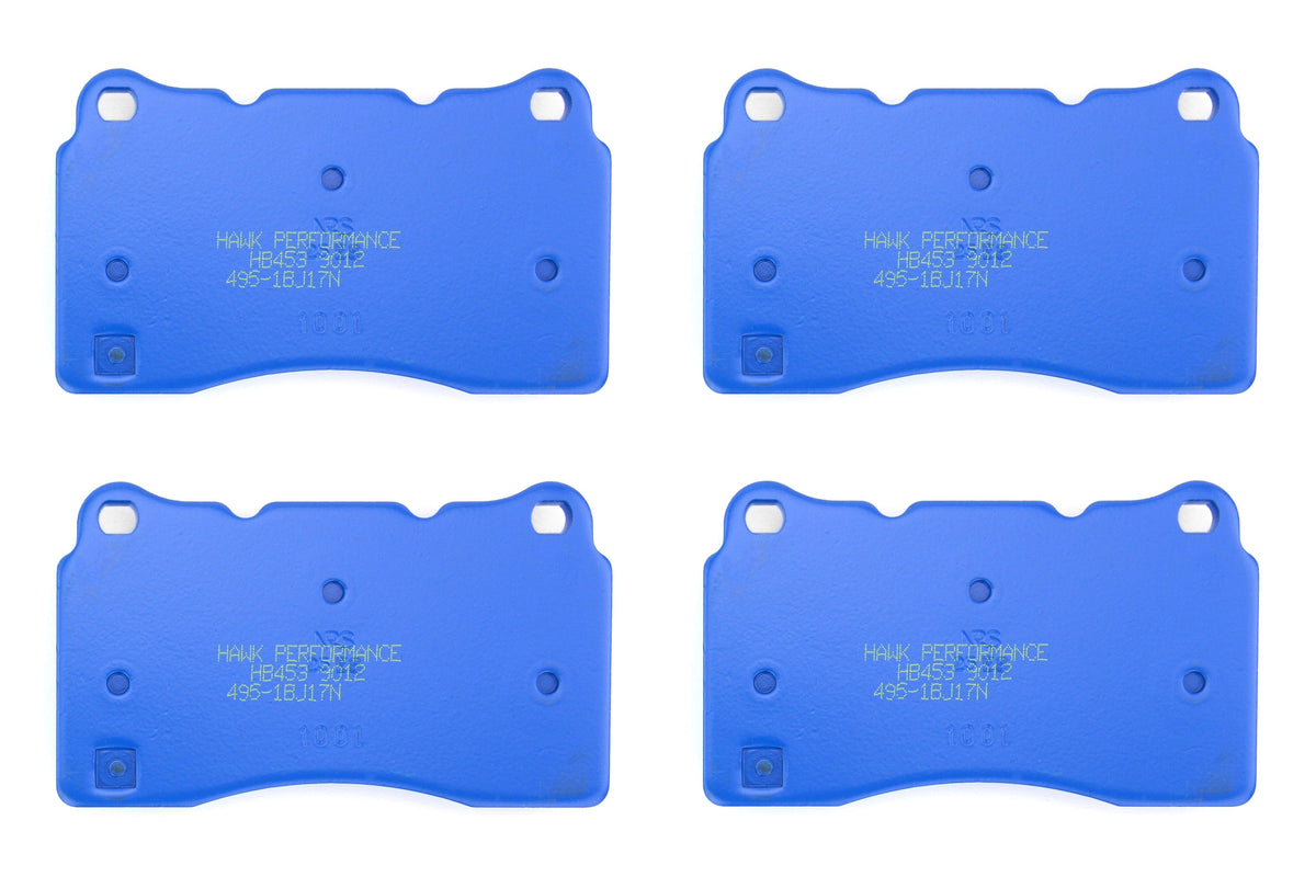 Hawk Blue 9012 Front Brake Pads - Subaru Models (inc. 2004-2017 Subaru STI)