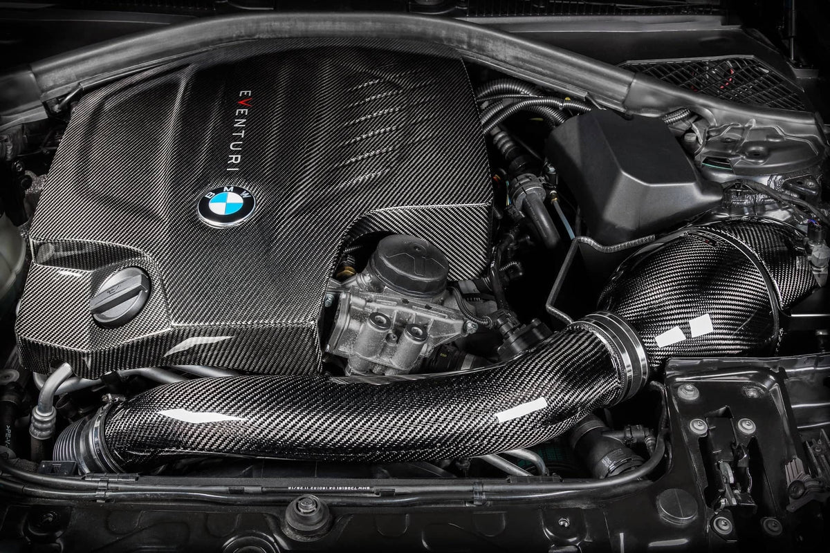 Eventuri BMW F-Chassis N55 Black Carbon Intake System - V2